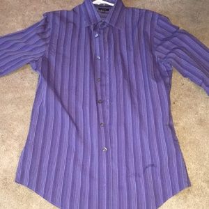 Purple Striped Apt 9 dress shirt